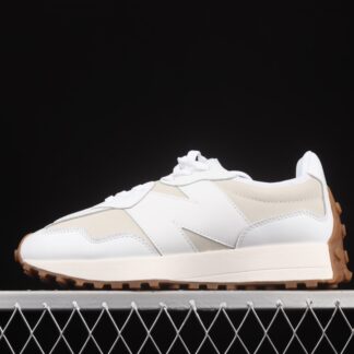New Balance 327 White Moonbeam Gum WS327LA