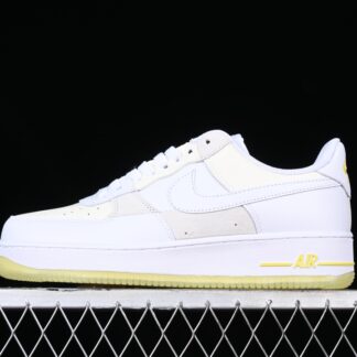 Nike Air Force 1 Low '07 UV Reactive Patchwork White Multicolor Yellow FQ0709-100