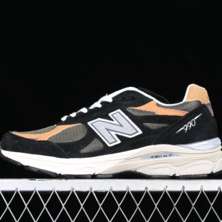 New Balance 990v3 MiUSA Black Tan M990BB3