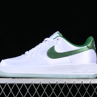 Nike Air Force 1 Low '07 Satin White Pine Green DX6541-101