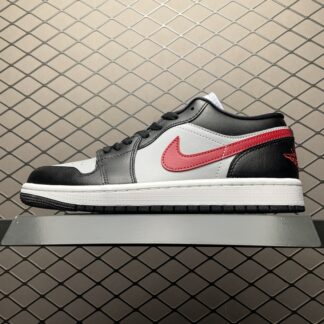 Air Jordan 1 Low Black Grey Fire Red DC0774-062