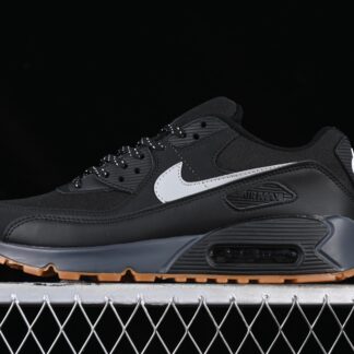 Nike Air Max 90 Black Smoke Grey Gum Reflective FV0387-001