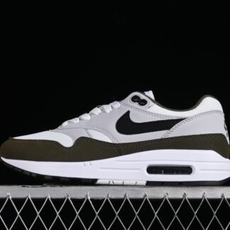 Nike Air Max 1 White Black Medium Olive FD9082-102