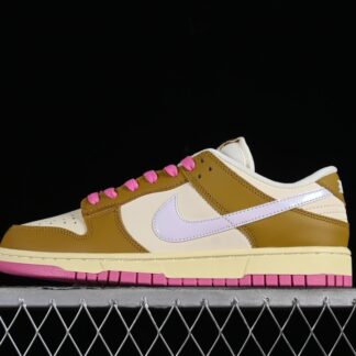 Nike Dunk Low SE Just Do it Bronzine Pink FD8683-700