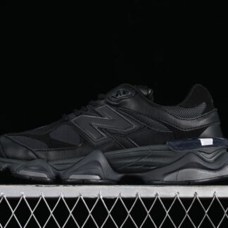 New Balance 9060 Triple Black Leather U9060NRI