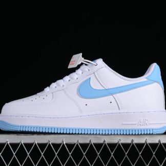 Nike Air Force 1 Low '07 White Aquarius Blue FQ4296-100