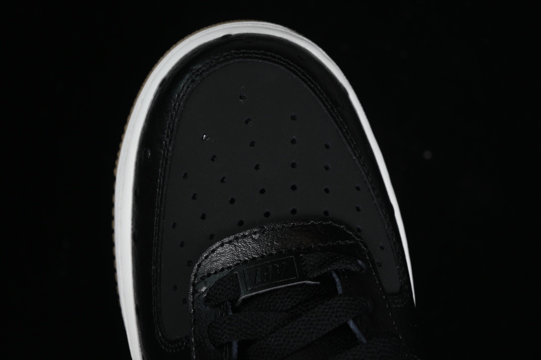 Nike Air Force 1 Low '07 Black Ostrich Gum DZ2708-002 – Image 5