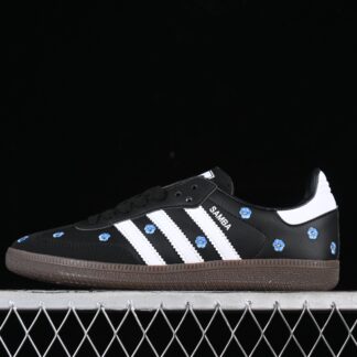 adidas Samba Light Blue Floral Core Black IF4397