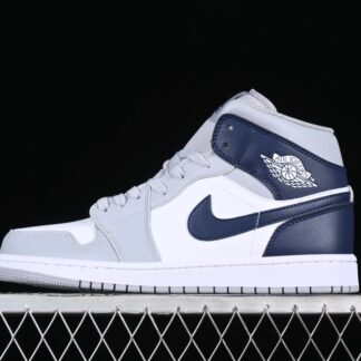 Jordan 1 Mid Wolf Grey Midnight Navy DQ8426-104