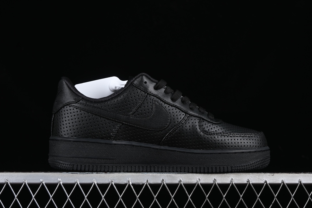 Nike Air Force 1 Low SP Triple Black Perforated HF8189-001 – Image 6