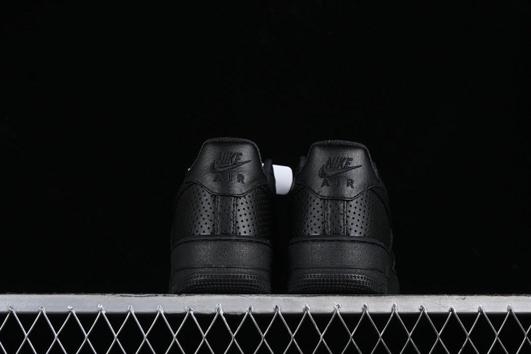 Nike Air Force 1 Low SP Triple Black Perforated HF8189-001 – Image 9