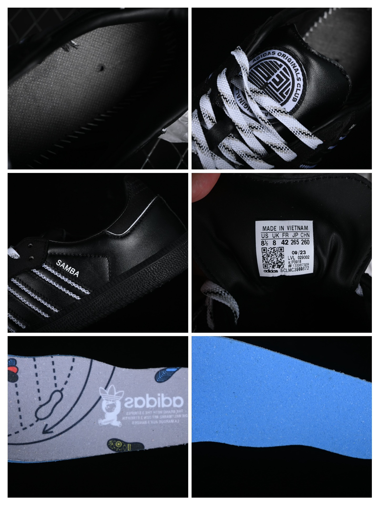 adidas TOC Samba OG Black White Silver IF3918 – Image 2