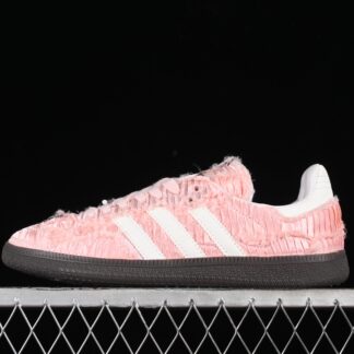 adidas Samba Reverie by Caroline Hú CLOT Pink Textured Silk Upper JQ4747