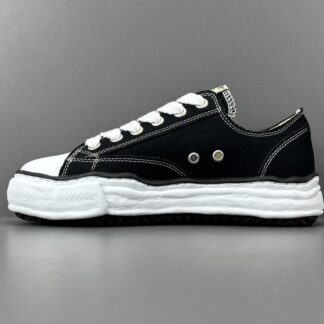 Maison Mihara Yasuhiro Peterson OG Sole Canvas Low Black A01FW702-BLK