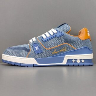 Louis Vuitton LV Trainer Blue Damier 3D Denim 1AD6DI