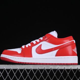 Air Jordan 1 Low Red/White 553558-166