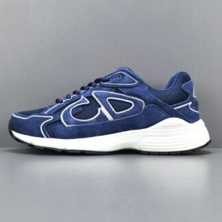 Dior B30 Navy Blue Suede 3SN279ZEI-H520