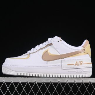 Nike Air Force 1 Low Shadow White Team Gold Rattan DZ1847-111