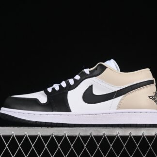 Air Jordan 1 Low Black Toe Tan 553558-153