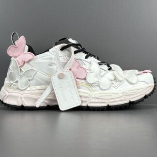 OFF-WHITE Be Right Back Pink White Butterflies OWIA289W24FAB0023001