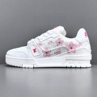 Louis Vuitton x Takashi Murakami LV Trainer Sneaker Cherry Blossom White 1AGZEJ