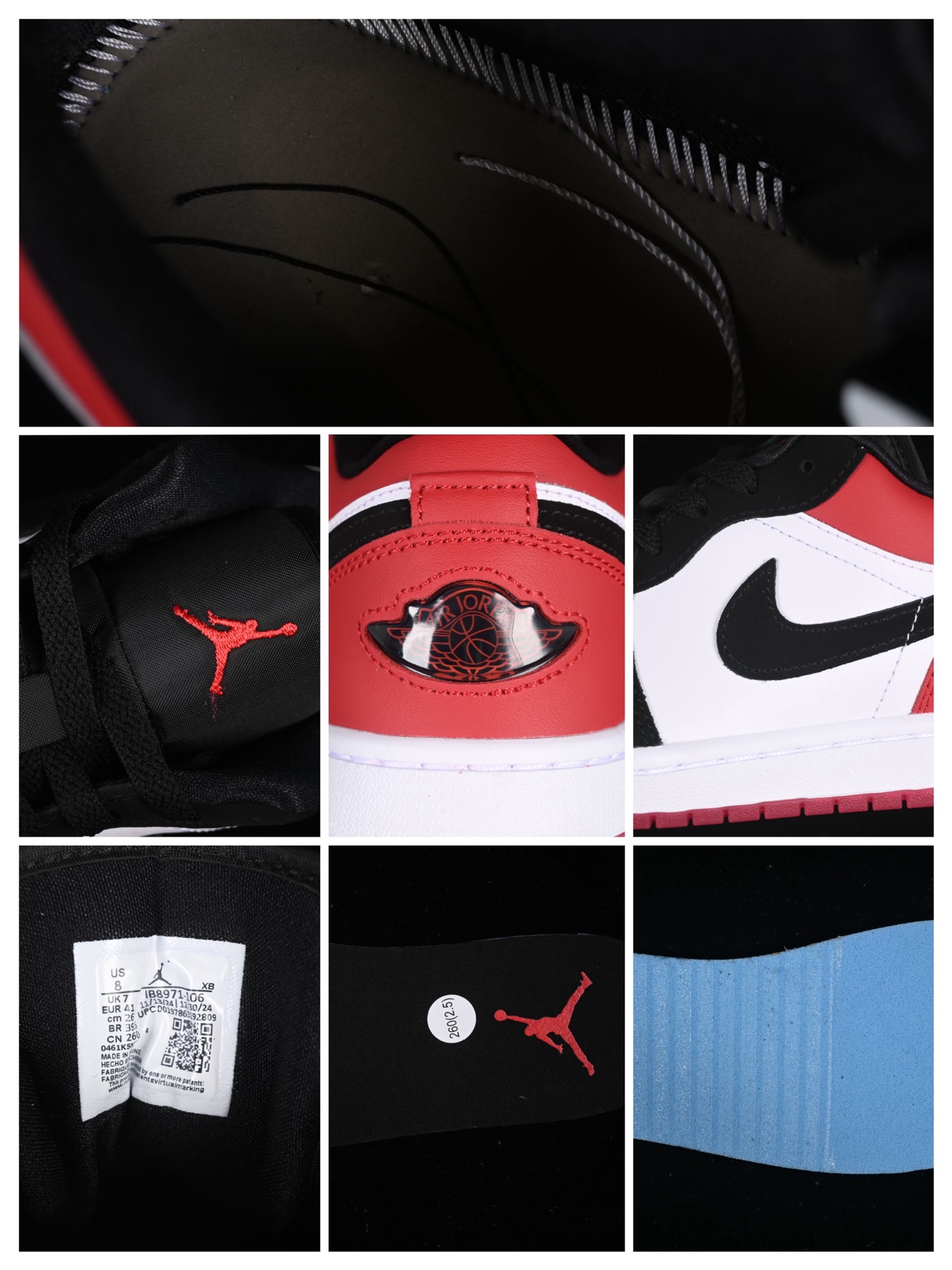 Jordan 1 Low SE Black Toe IB8971-106 – Image 6