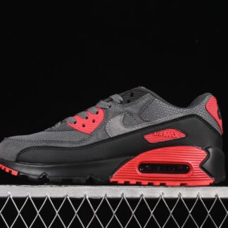 Nike Air Max 90 Smoke Grey Fire Red DM0029-007